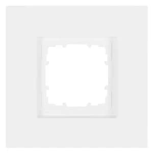Khung viền 68 4x4 trắng titan cho hộp đôi 4"x4" – Siemens 5WG1281-8UB12