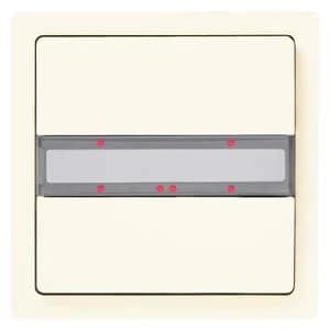 Nút nhấn KNX 1 phím DELTA style, có LED trạng thái, trắng titan – Siemens 5WG1285-2DB13